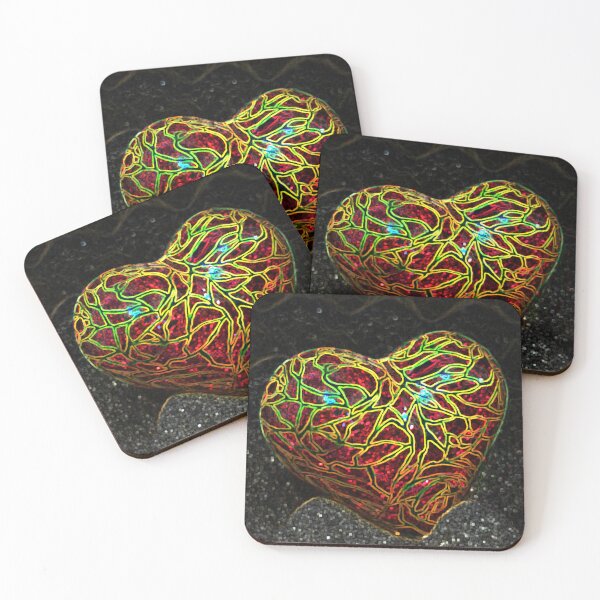 Item preview, Glowing Kintsugi Heart designed and sold by Mitmischerin.