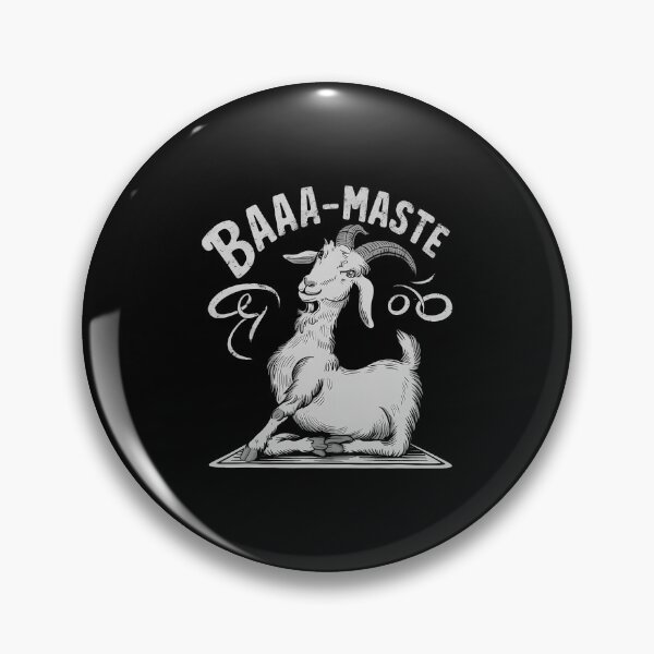 Artikelvorschau, Lustige Ziege Yoga Baa Maste Yoji Liebhaber Meditation Vintage entworfen und verkauft von JanieLucia.