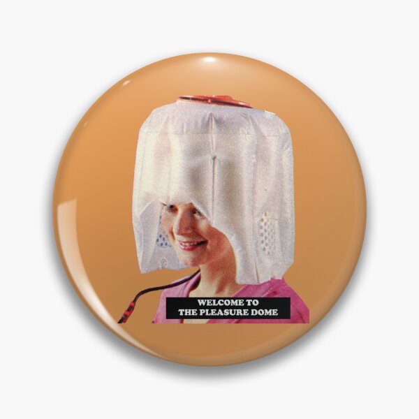 Item preview, Welcome to the Pleasure Dome - Funny Kitsch Humor 1970s Kitsch Beauty designed and sold by The Sticker Bureau.