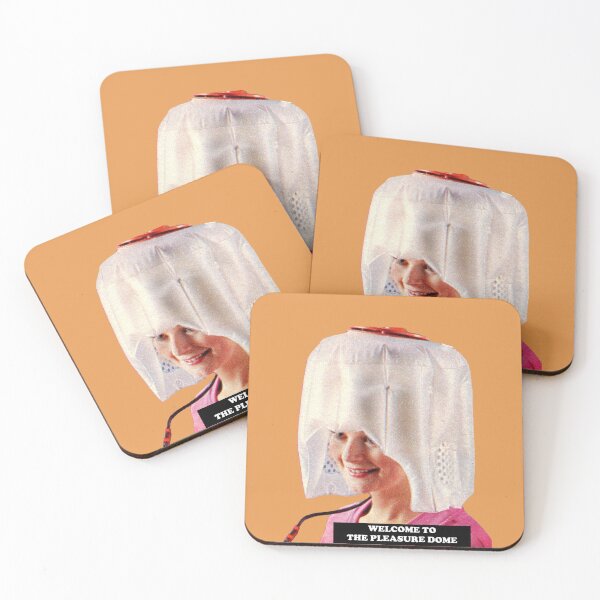 Item preview, Welcome to the Pleasure Dome - Funny Kitsch Humor 1970s Kitsch Beauty designed and sold by The Sticker Bureau.
