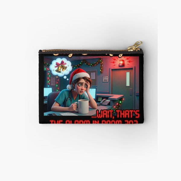 Item preview, Funny Nurse Christmas Night Shift - Sleigh Bells Ring vs Hospital Alarm designed and sold by xper-t-s.