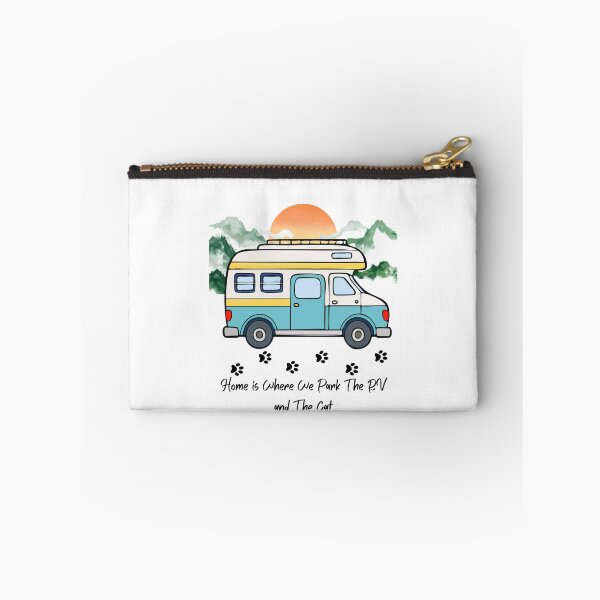 Item preview, Home is Where We Park The RV and The Cat. RV and Cat design designed and sold by SofikoDesigns.
