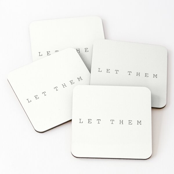 Item preview, Cute & aesthetic "let them" motivational print designed and sold by CaroPrintsCo..