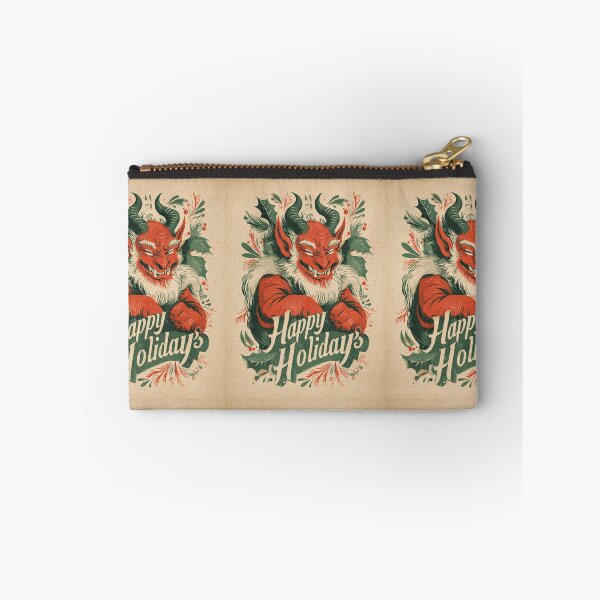 Item preview, Vintage Happy Holidays Krampus Card designed and sold by MendaciousMina.