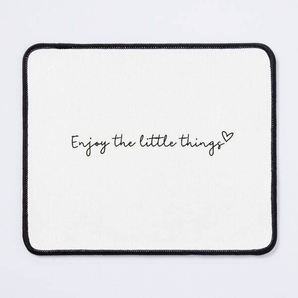 Item preview, Cute "enjoy the little things" inspirational quote print designed and sold by CaroPrintsCo..
