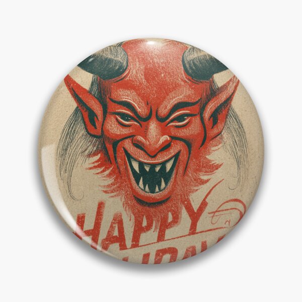 Item preview, Vintage Happy Holidays Krampus Card designed and sold by MendaciousMina.