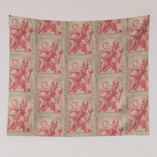 Item preview, Vintage Krampus Card designed and sold by MendaciousMina.