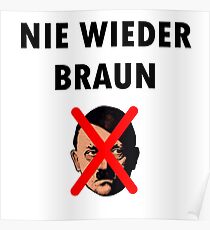 NEVER AGAIN BRAN Poster
