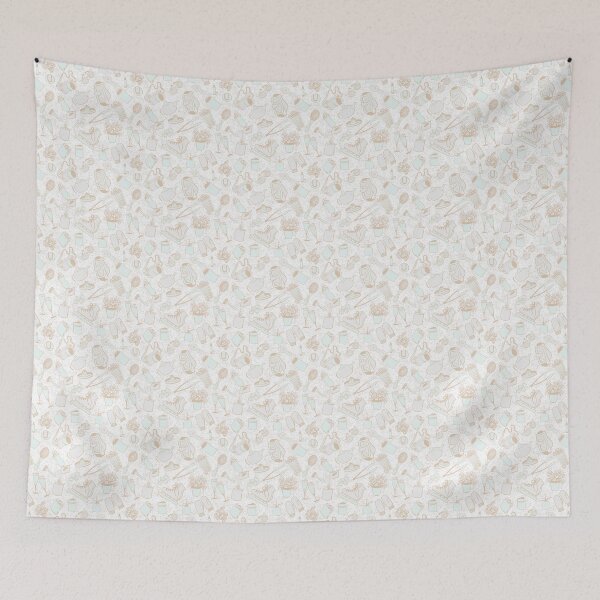 Item preview, Small talk - white latte speckled designed and sold by Stephanie Fiona Design.