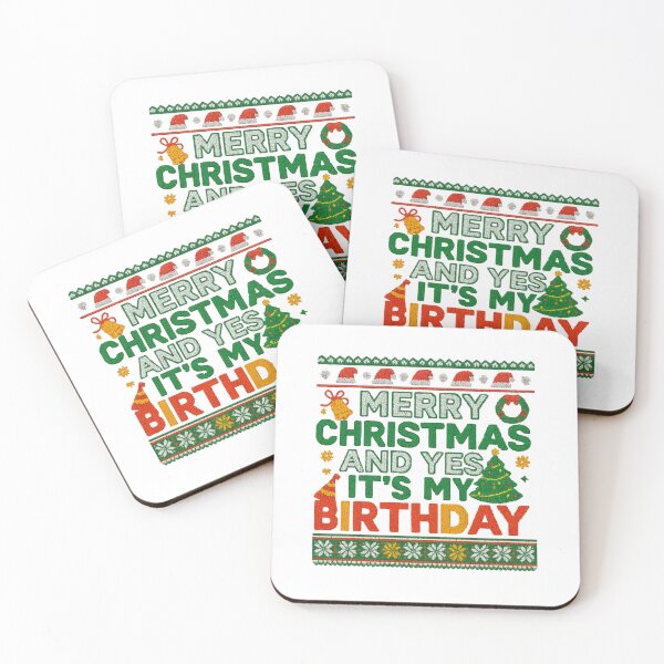 Item preview, Xmas Birthday — Holiday Christmas Birthday Quote designed and sold by artcultreone.