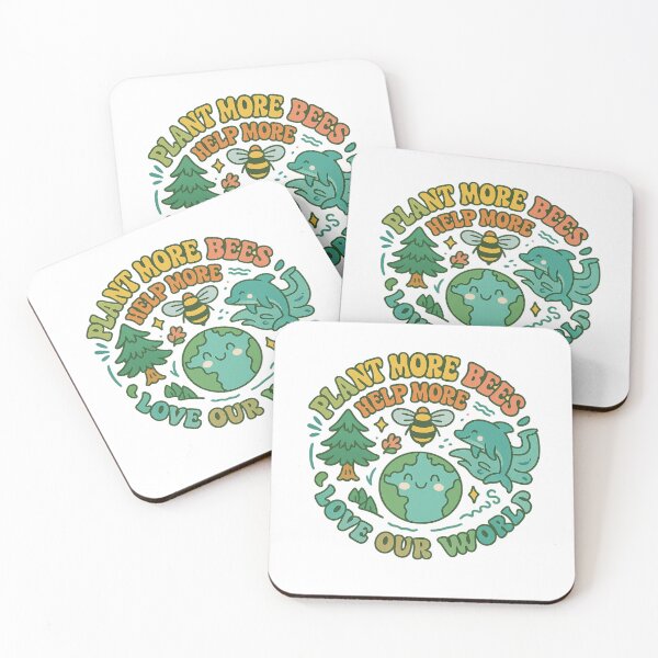 Item preview, Plant More Bees Love Our World — Nature Message designed and sold by artcultreone.