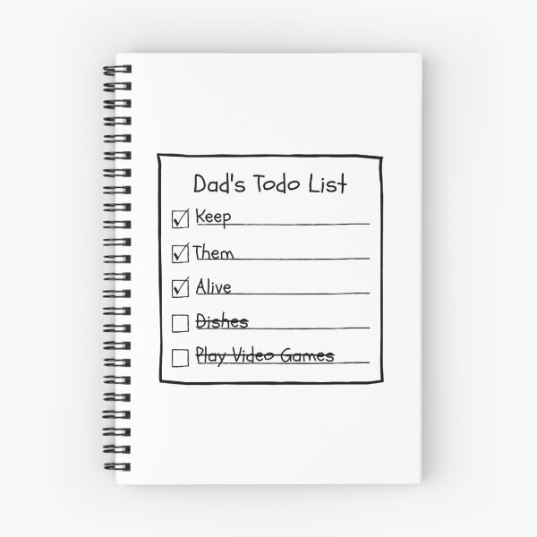 Item preview, Dad's Todo list designed and sold by CreativlyCR.