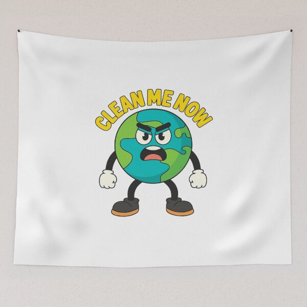 Item preview, Clean Me Now — Earth Day Message designed and sold by artcultreone.