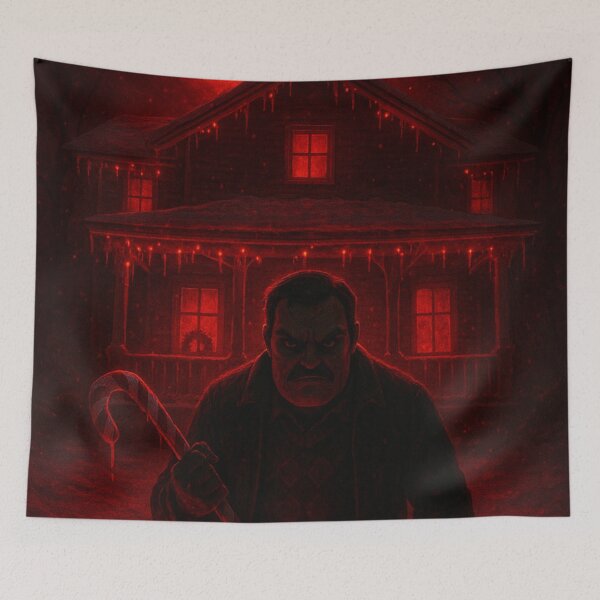 Item preview, Blood Moon Neighbor Christmas Aggressive Edition Dark Horror Art designed and sold by SHOCAMPOS DESIGNS .