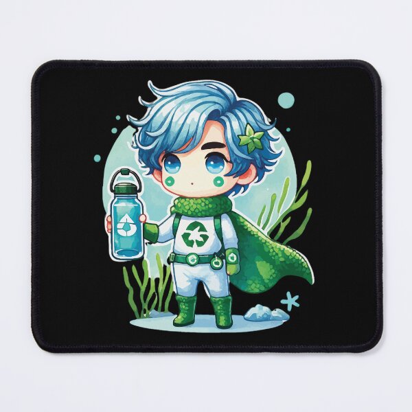 Item preview, Recycling Hero with Water Bottle designed and sold by ROBIRONOARTS.