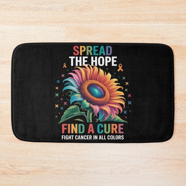 Item preview, Fight Cancer In All Color Spread-Hope Find A Cure Sunflower designed and sold by EntroRhim.