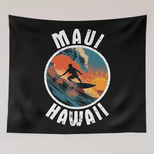Item preview, Maui - Hawaii (with White Lettering) designed and sold by VelvetRoom.