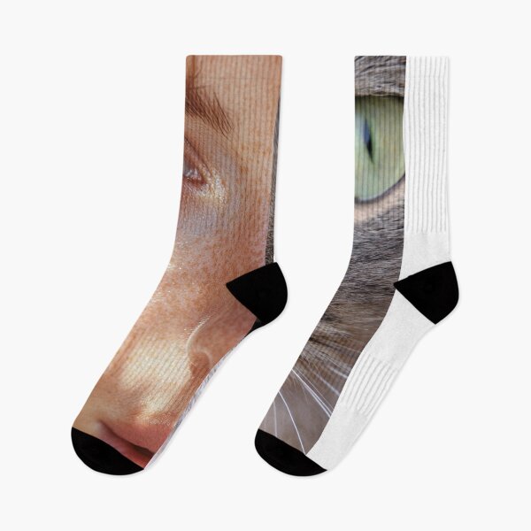 Item preview, Half Human Half Cat- Dual Face Art Design designed and sold by ronax23.