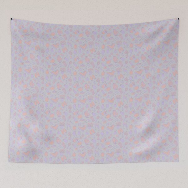 Item preview, Small talk - purple speckled designed and sold by Stephanie Fiona Design.