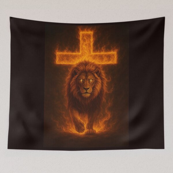 Item preview, Lion of fire- Holy Spirit Power designed and sold by Illuminatingts.
