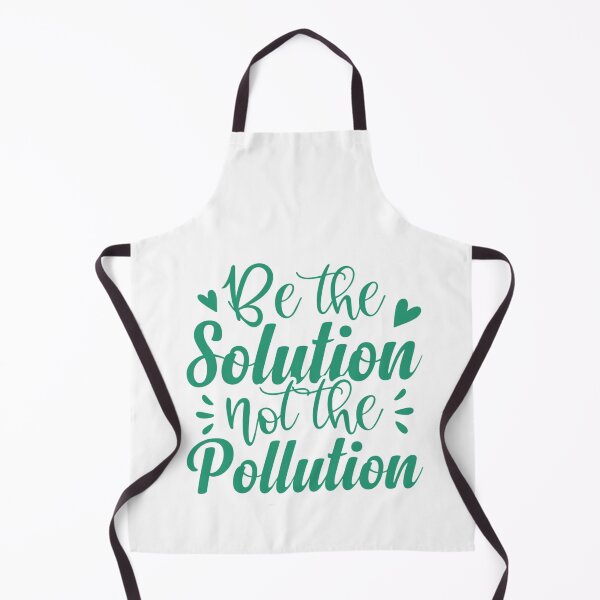Item preview, Be the Solution Not the Pollution — Eco Quote designed and sold by artcultreone.