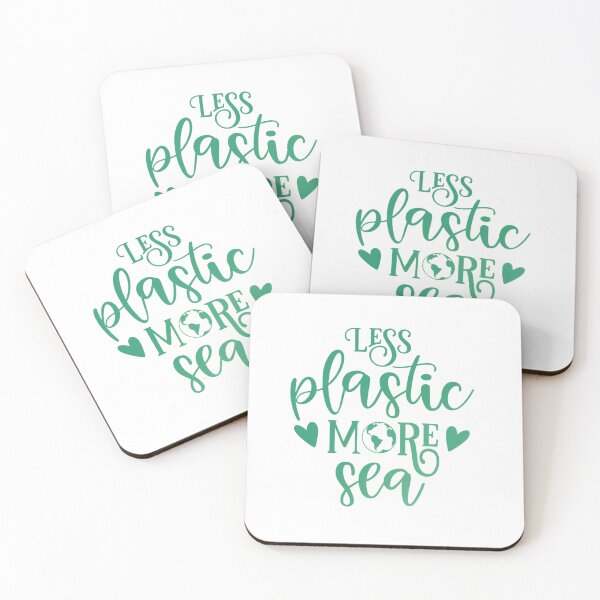 Item preview, Less Plastic More Sea — Ocean Quote designed and sold by artcultreone.