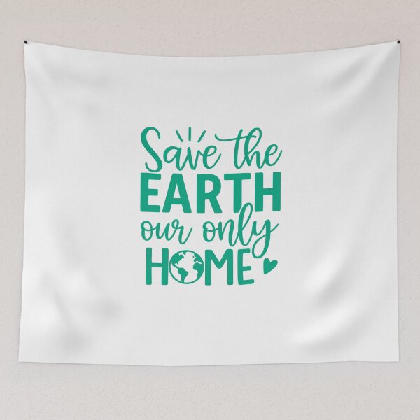 Item preview, Save The Earth Our Only Home — Eco Quote designed and sold by artcultreone.
