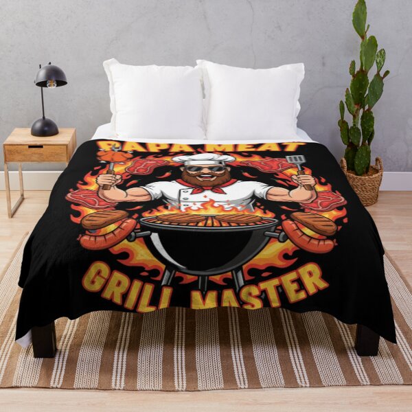 Artikelvorschau, Papa Meat Grill Masters Design – Lustige Geschenkidee für BBQ-Papas entworfen und verkauft von SecretPODesigns.