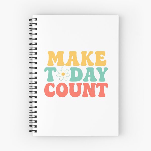 Item preview, Groovy Make Today Count — Retro Quote designed and sold by artcultreone.
