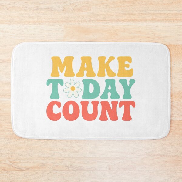 Item preview, Groovy Make Today Count — Retro Quote designed and sold by artcultreone.