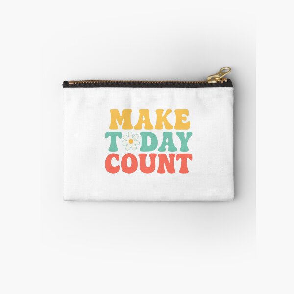 Item preview, Groovy Make Today Count — Retro Quote designed and sold by artcultreone.
