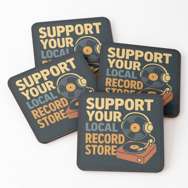 Item preview, Support Your Local Record Store designed and sold by peaknerd.