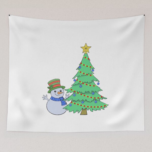 Item preview, Snowman and the Christmas Tree designed and sold by ArtsB2.