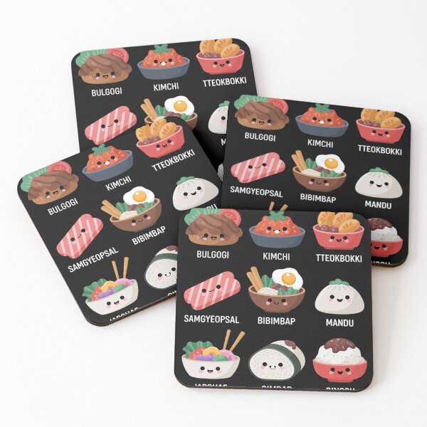 Item preview, Cute Korean Food Bulgogi Bibimbap Korea Lover Kawaii designed and sold by EntroRhim.