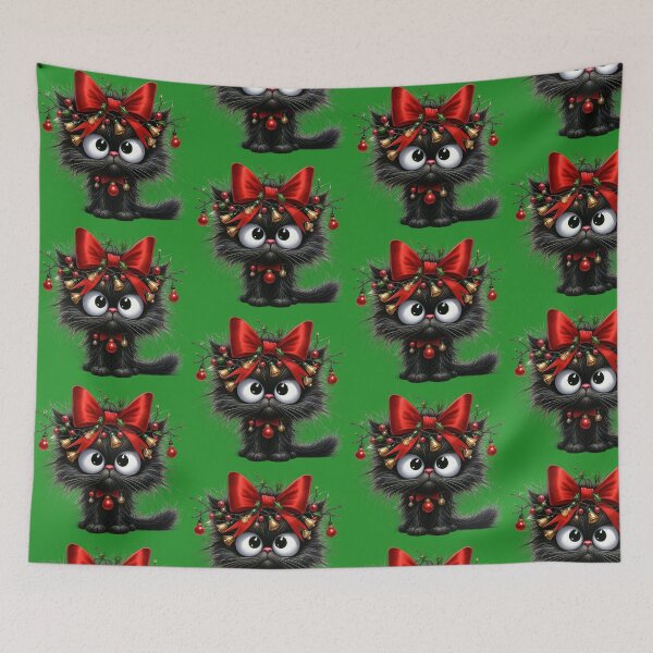 Item preview, Christmas Cat designed and sold by smilingfun.