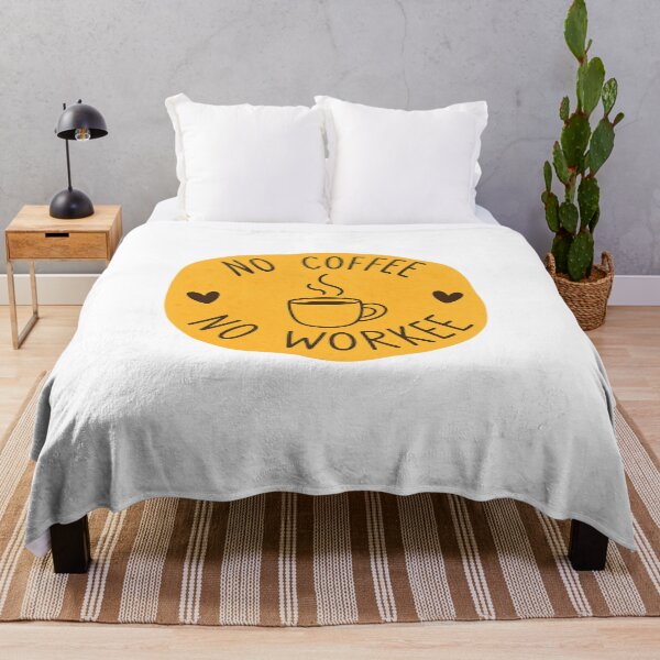 Item preview, No Coffee No Workee — Funny Coffee Quote designed and sold by artcultreone.