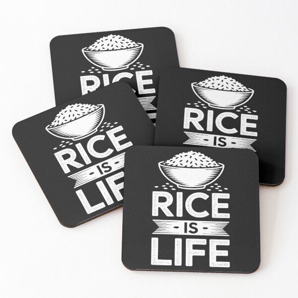 Item preview, Cool Rice Is Life Art Men Women Asian Filipino Japanese Food designed and sold by EntroRhim.