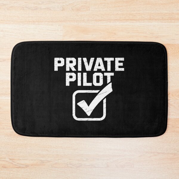 Item preview, Cloud Surfing Apparel Men's Black Humorous Private Pilot Check designed and sold by EntroRhim.