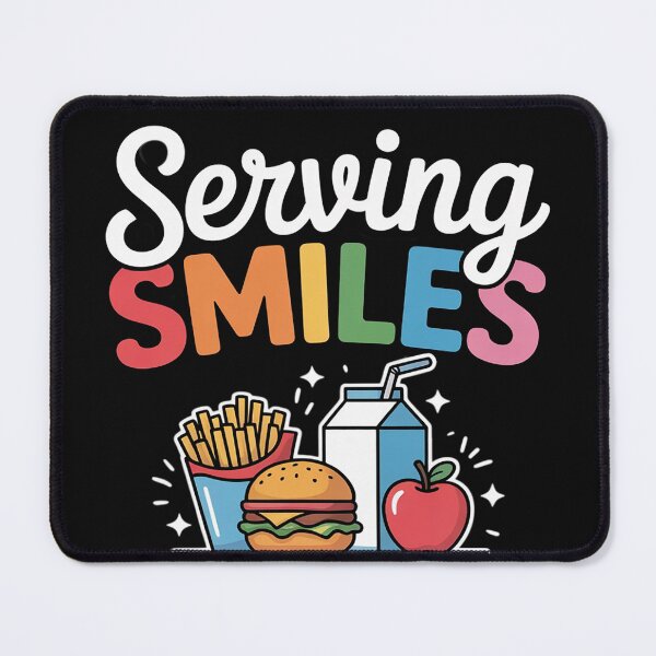 Item preview, Serving Smiles One Tray At A Time Ladies Cafeteria Worker designed and sold by EntroRhim.