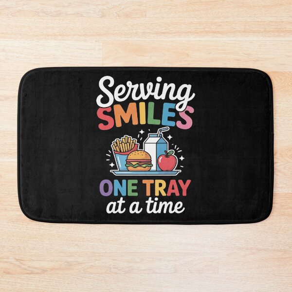 Item preview, Serving Smiles One Tray At A Time Ladies Cafeteria Worker designed and sold by EntroRhim.
