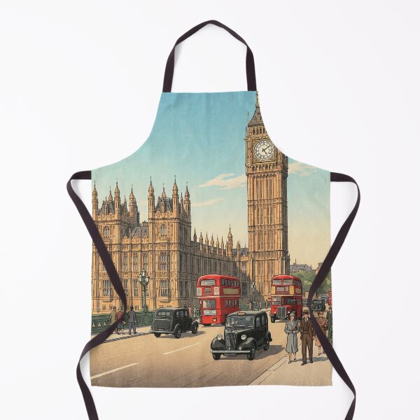 Item preview, The Big Ben Clock Tower Japanese Woodblock Print designed and sold by Takeda-art.