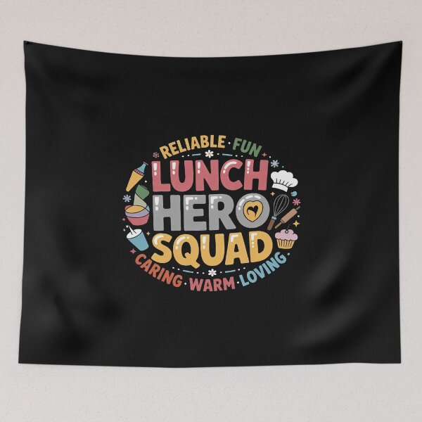 Item preview, School Lunch Hero Squad Cafeteria Workers Lunch Lady designed and sold by EntroRhim.