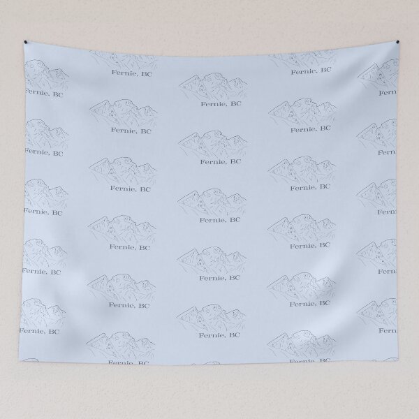 Item preview,  Three sisters Fernie BC outline designed and sold by Rock An Design.