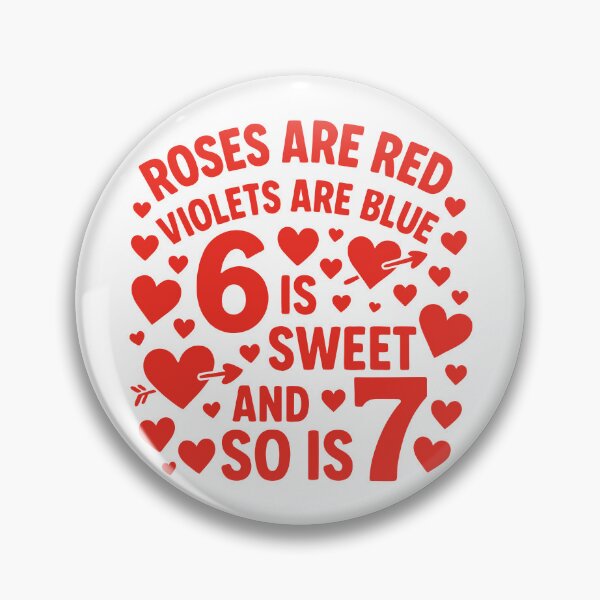 Item preview, Valentine 6-7 Fun 67 Number 6-7 6 7 Valentine Six Seven Gear designed and sold by DynamicDesign.
