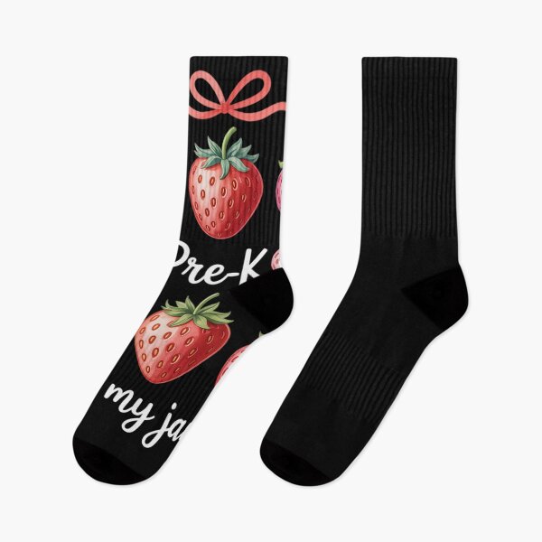 Item preview, Pre-K is My Jam Strawberry Bow 1st Day of School Teacher Kid designed and sold by EntroRhim.