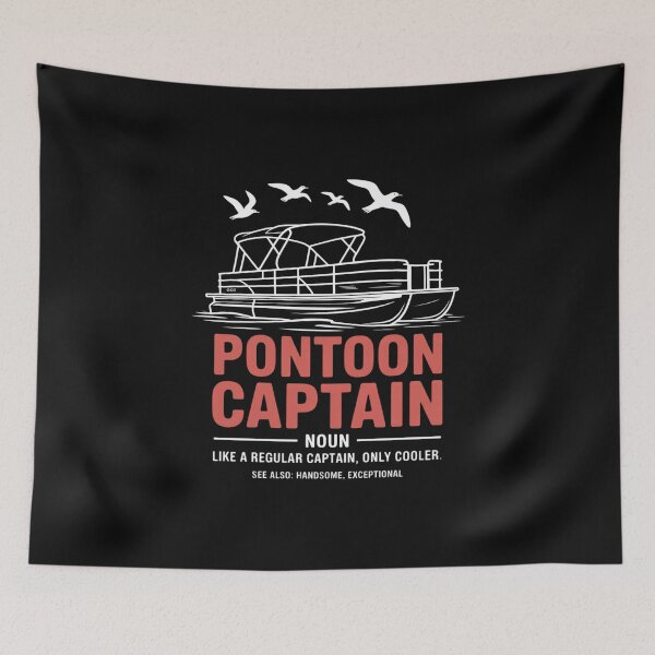 Item preview, Pontoon Captain Definition Pontoon Boat Boating Gift designed and sold by EntroRhim.