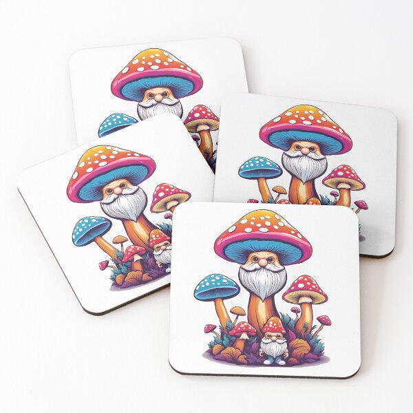 Item preview, Classic Mushroom Gnome Family Scene designed and sold by T-Shirt Wizards.
