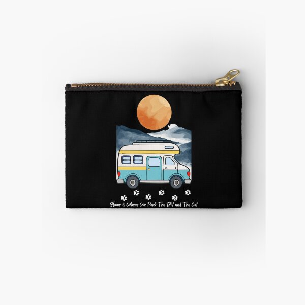 Item preview, Home is Where We Park The RV and The Cat. RV and Cat design designed and sold by SofikoDesigns.