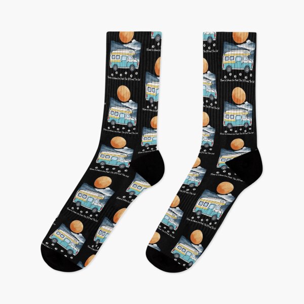 Item preview, Home is Where We Park The RV and The Cat. RV and Cat design designed and sold by SofikoDesigns.