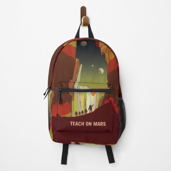 Item preview, Nerdy Teach on Mars NASA Vintage Recruitment Poster designed and sold by MathWare MathClips.